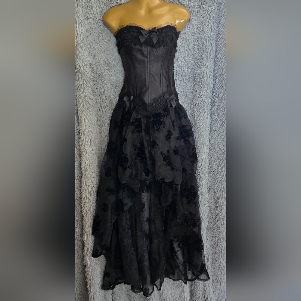 High Low Skirt & Corset Set